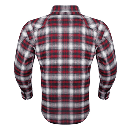 Motorcycle Flannel Shirt with CE Armor