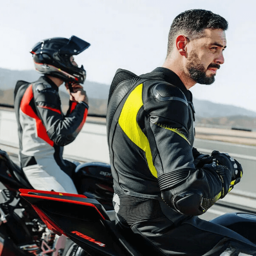 Turbo Motorcycle Leather Suit wear biker