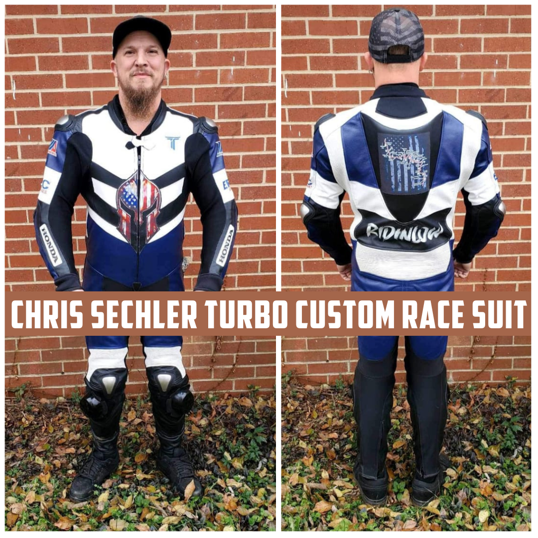 Chris sechler turbo custom race suit