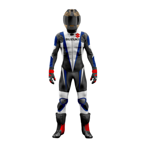 Turbo Suzuki Motorbike Leather Suit 