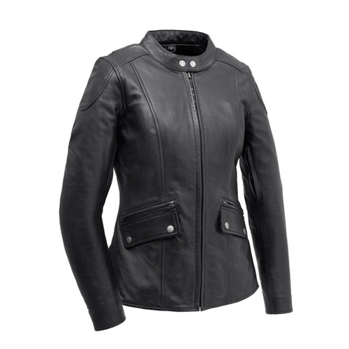 Women’s Turbo Leather Jacket – Sleek and Chic Design