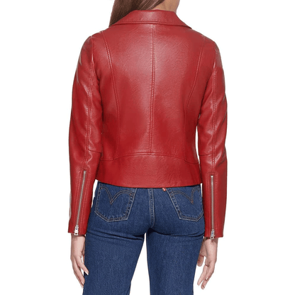 Women leather jacket smart everyday wear