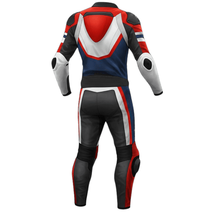  CE-certified cowhide motorcycle suit with protective armor