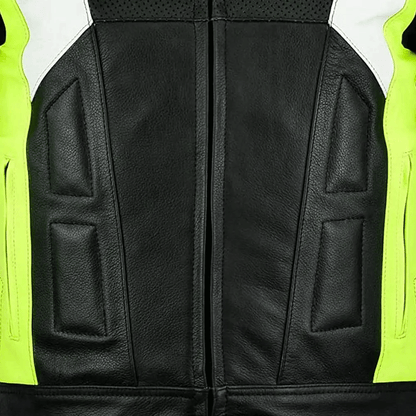 Men biker leather jacket