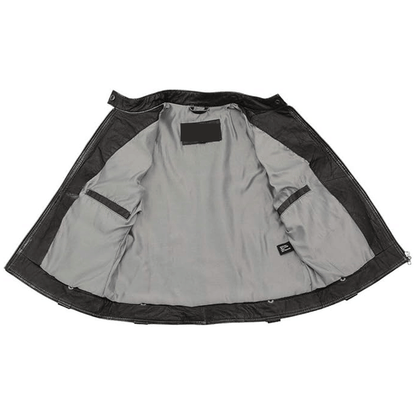 Men leather jacket casual lifestyle wear
