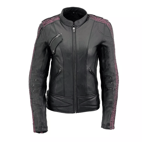 Women leather fashion apparel