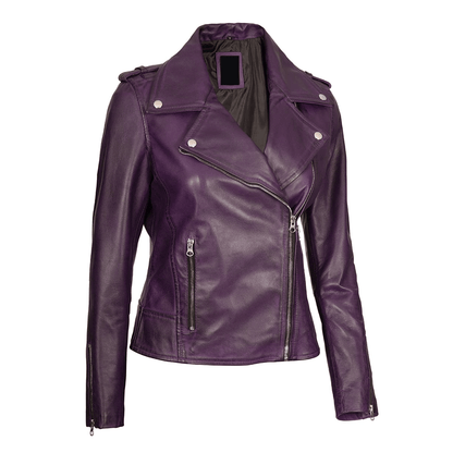 Women fashion leather jacket