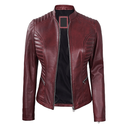 Women  leather jacket premium wardrobe piece