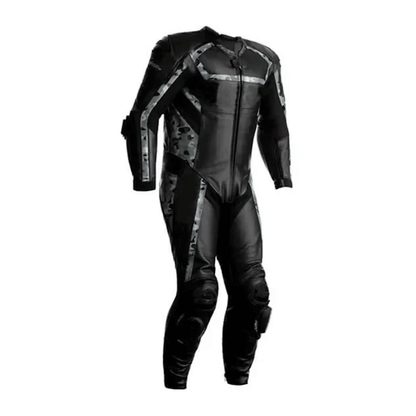 Leather racing suit modern riding gear
