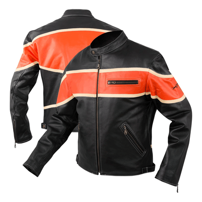 Mens leather jacket everyday wear