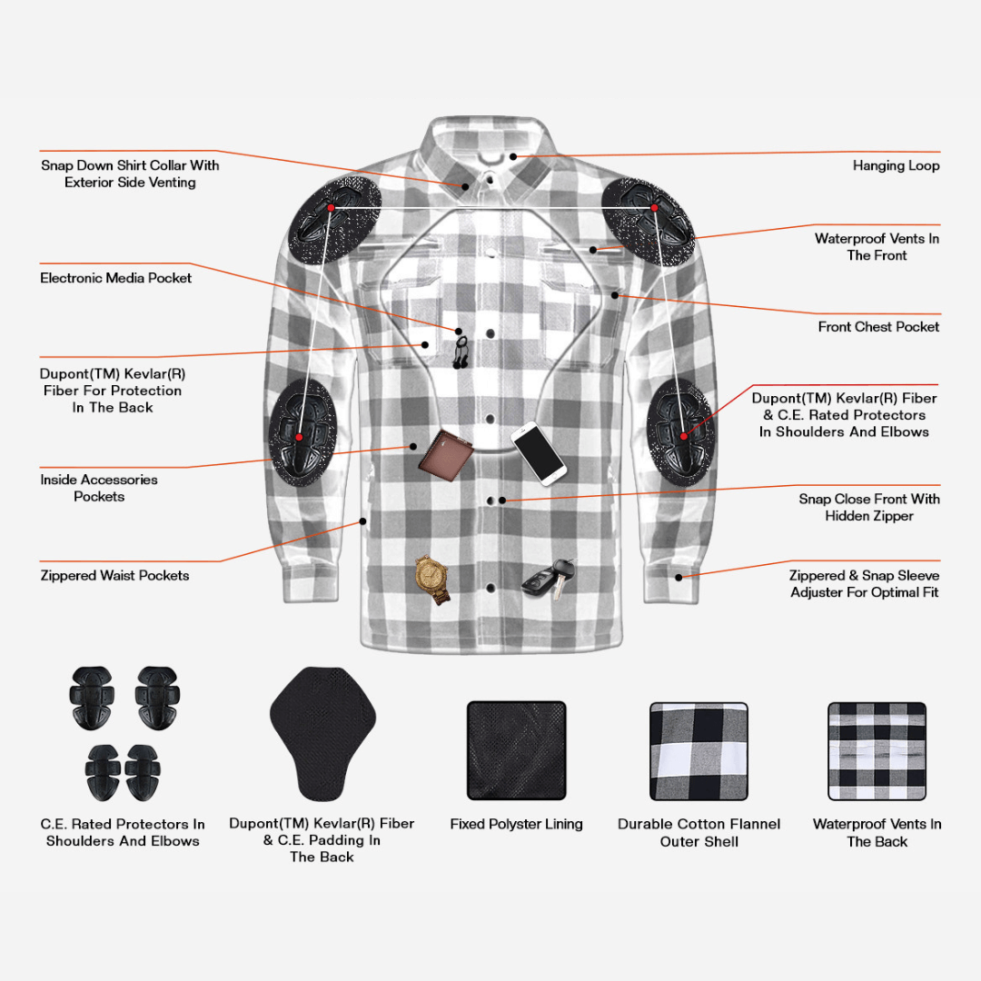 armored motorcycle shirt 