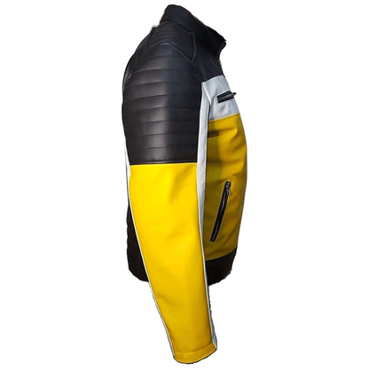 Men stylish leather jacket