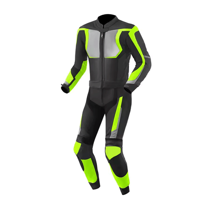 Motorcycle leather suit racing outfit