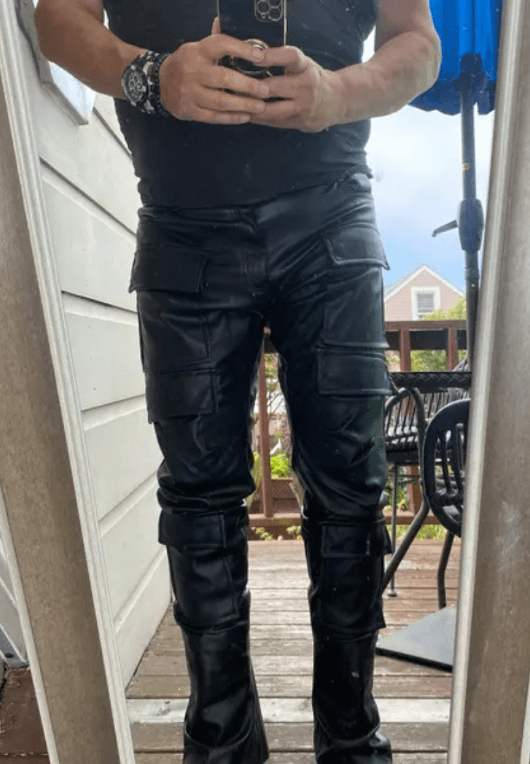 Turbo leather pants motorcycle apparel